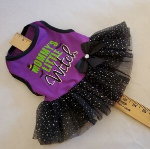 SMALL PET HALLOWEEN COSTUME MOMMY'S LITTLE WITCH